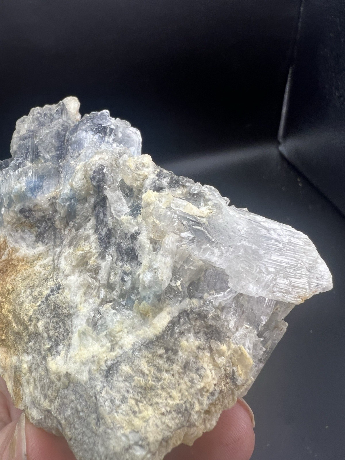 Natural Rare Shattuckite And Selenite Specimen. Minerals, Crystals, Decor,Quartz