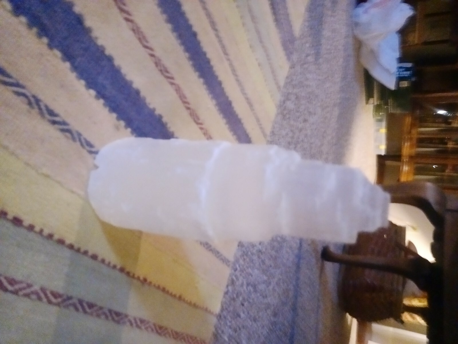One Selenite crystal tower diy lam. 9 to 9.5″ up to 5.5 pounds