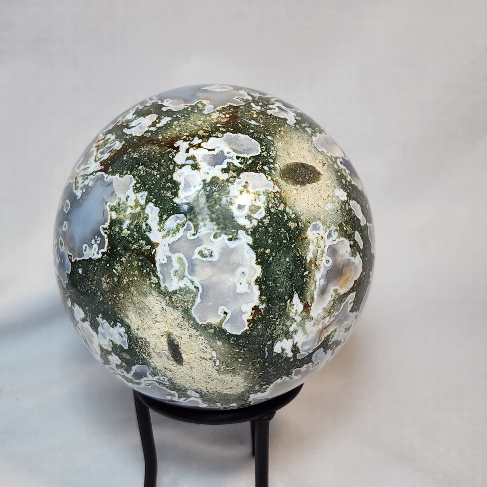 4″ Moss Agate Sphere