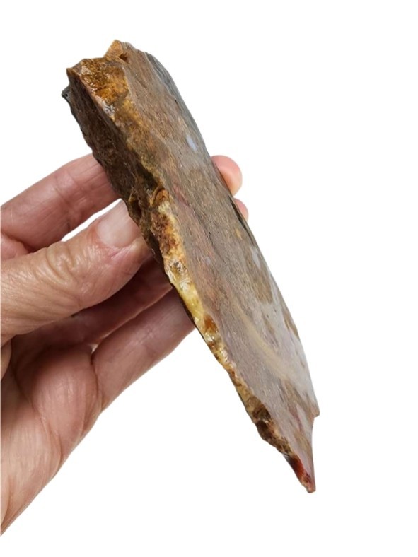 Moss Agate Faced Rough 178.2 grams