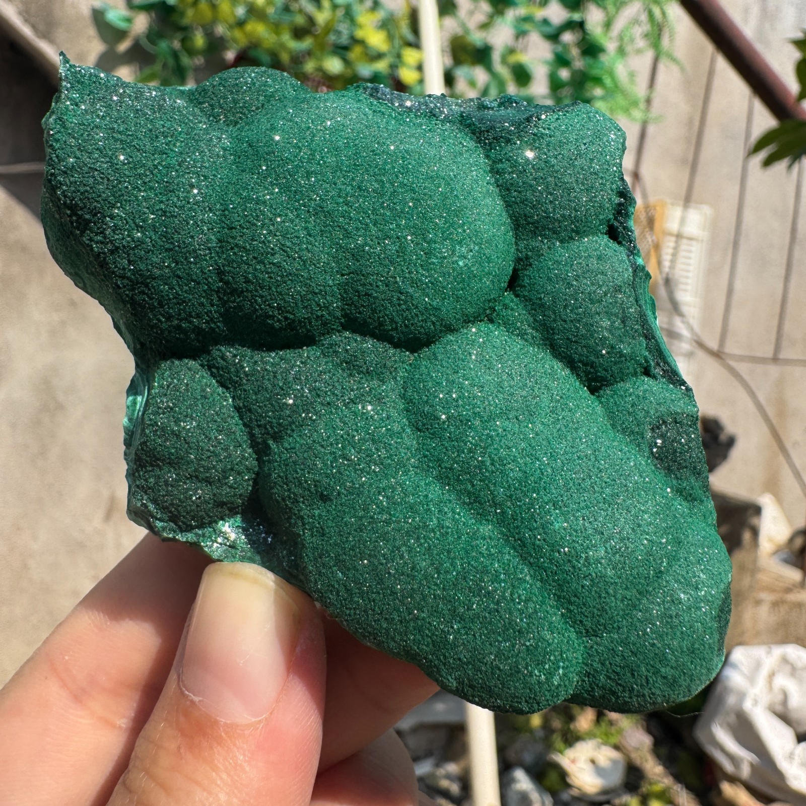 250G Natural Malachite crystal quartz Mineral Specimen Reiki congo