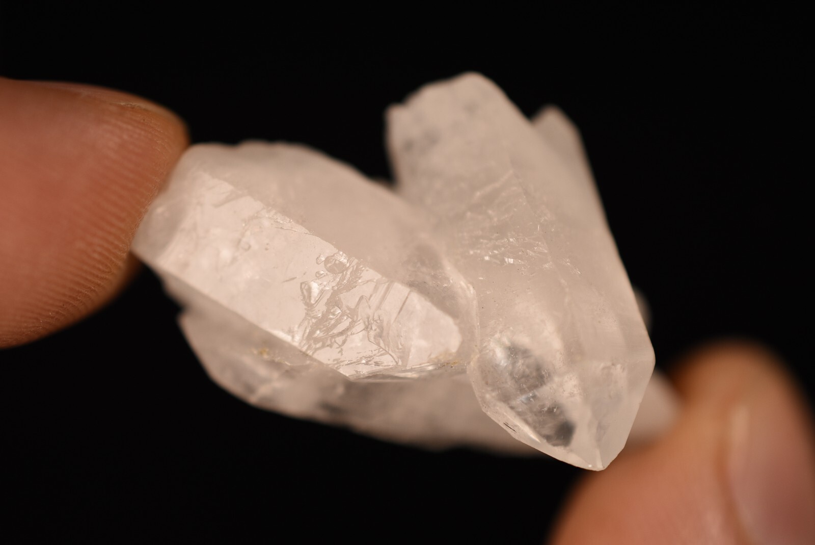 4 *QUARTZ CRYSTAL* Clusters 2-4cm 31.2g Clear Healing Gift Master Healer