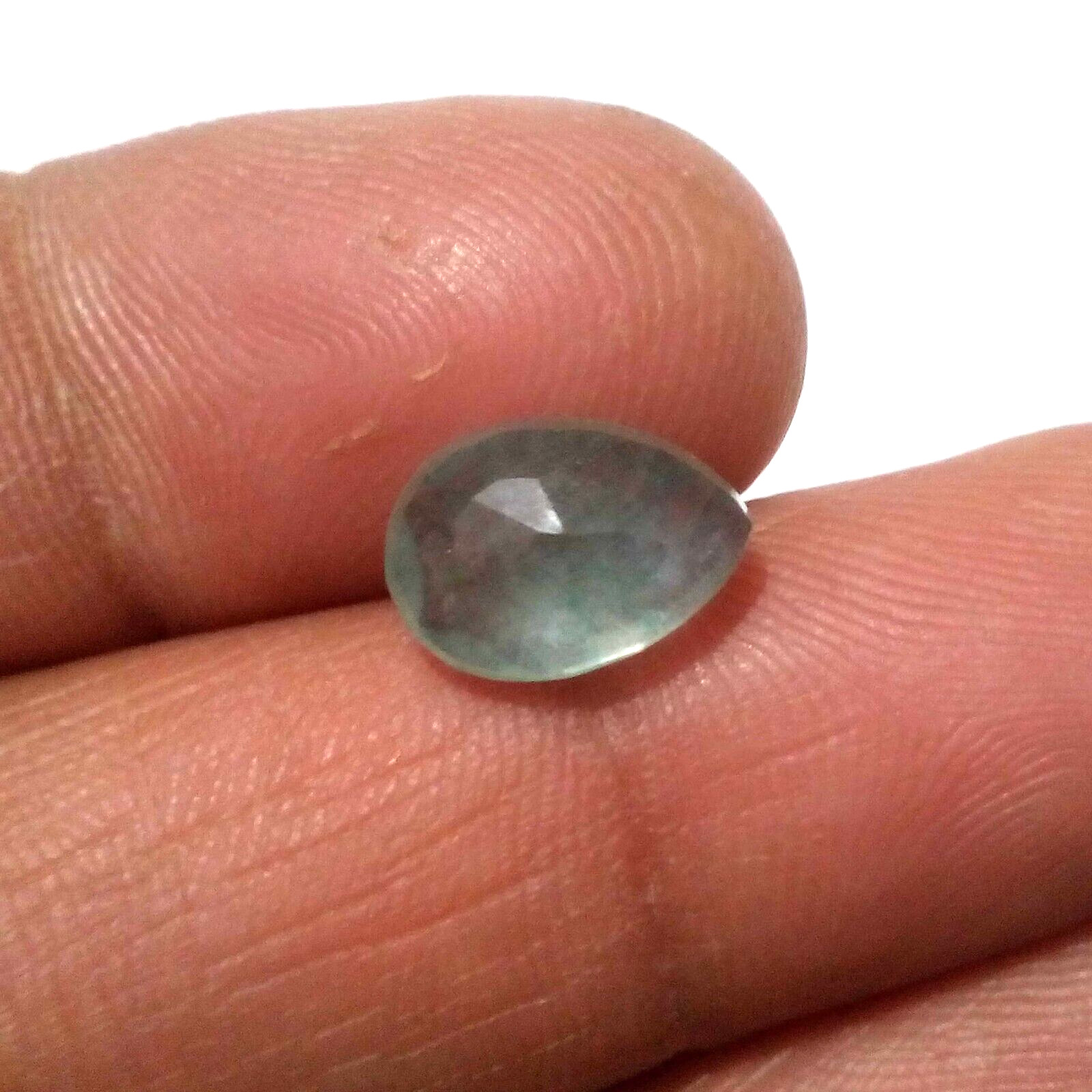 4.20 Crt Ultimate Colombian Emerald Faceted Pear Shape Top Green Loose Gemstone