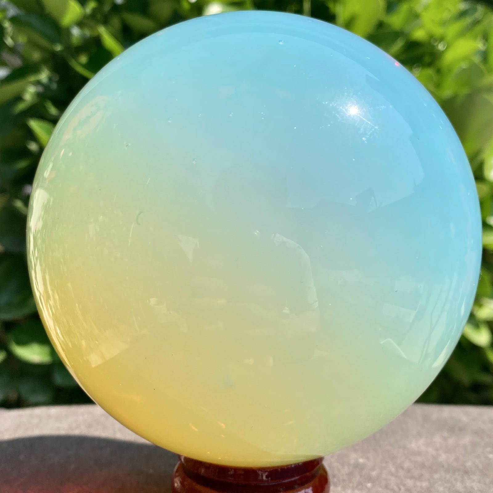 3.29LB Artificial protein stone ball rainbow crystal gemstone spiritual healing