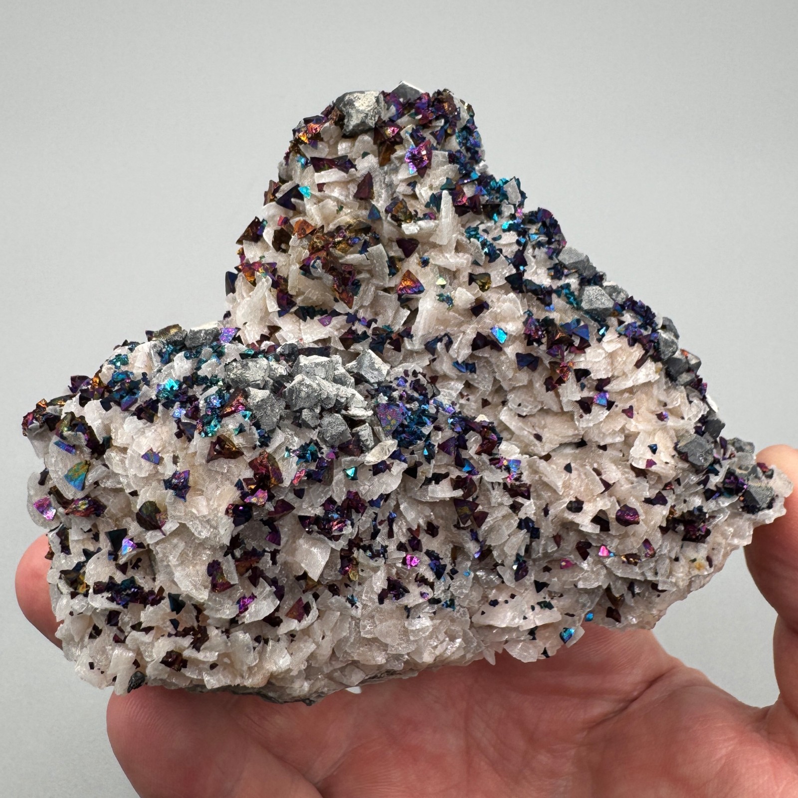 Chalcopyrite, Galena, Dolomite from Pelican Mine, OK – Fine Mineral Specimen