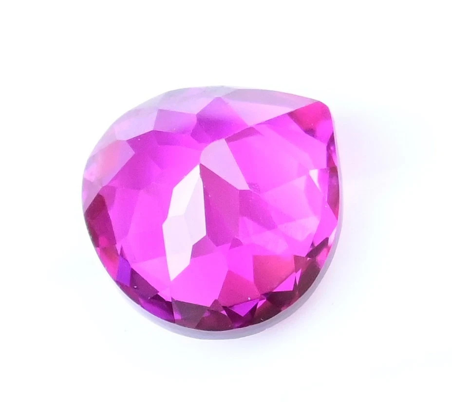 5.23 Ct Natural Pink Rhodolite Raspberry Pink Ruby Pear Cut Loose Gemstone 28R
