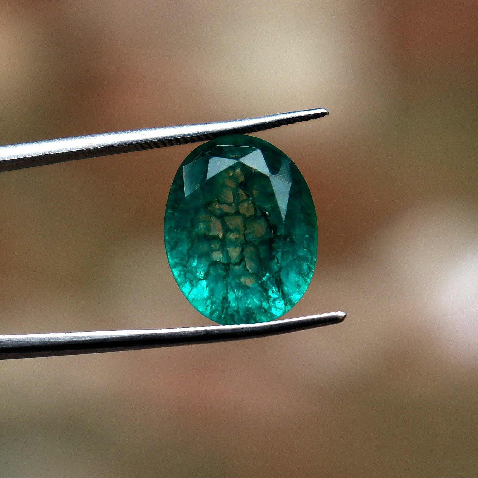 Green Emerald Certified Natural Colombian Oval Cut Loose Gemstone