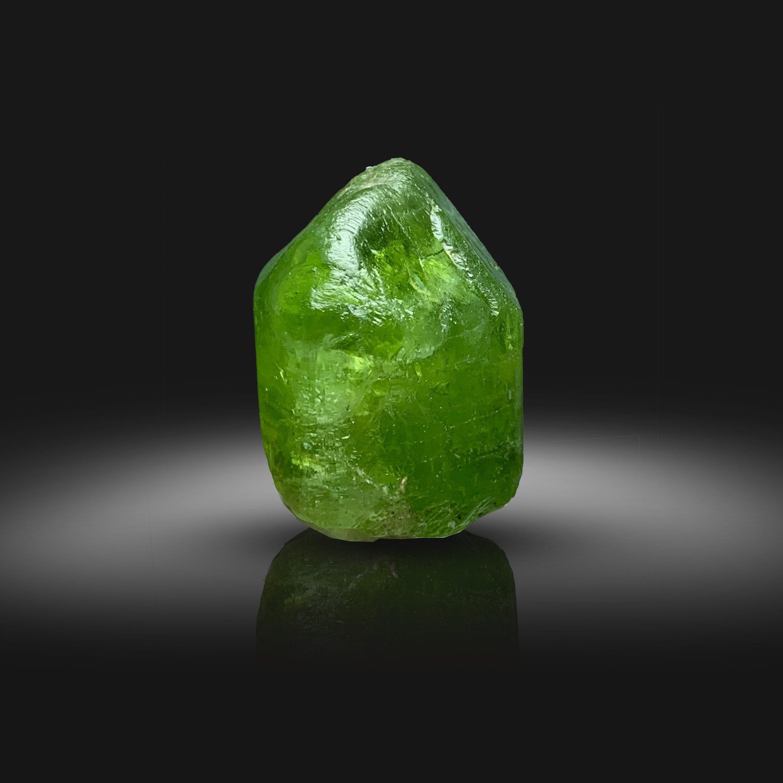 Etched Green Peridot Crystal Specimen | Pakistan, 64 Carats, 25 x 18 x 17 mm,