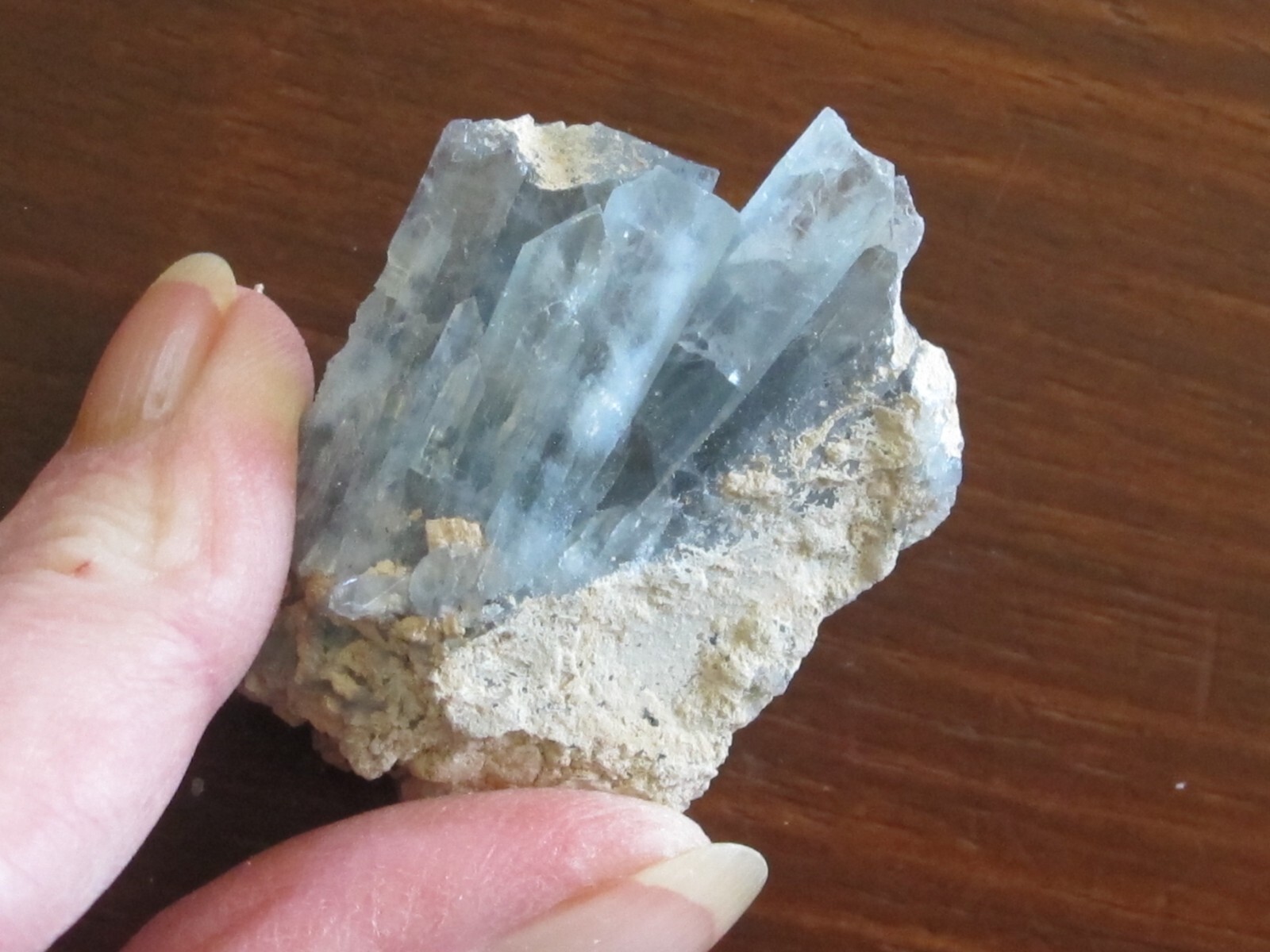 Exceptional Blue Barite – Video * 35 grams * Lovely dark Blue * Stoneham