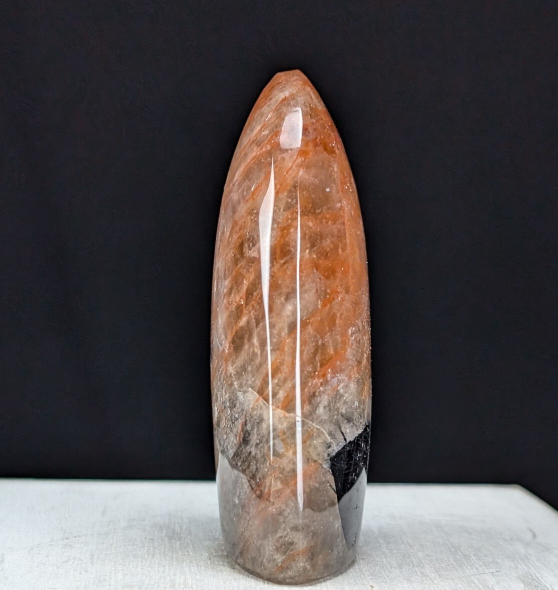 Red Fire Quartz Freeform Ornament Crystal Chakra Gemstone Free Form