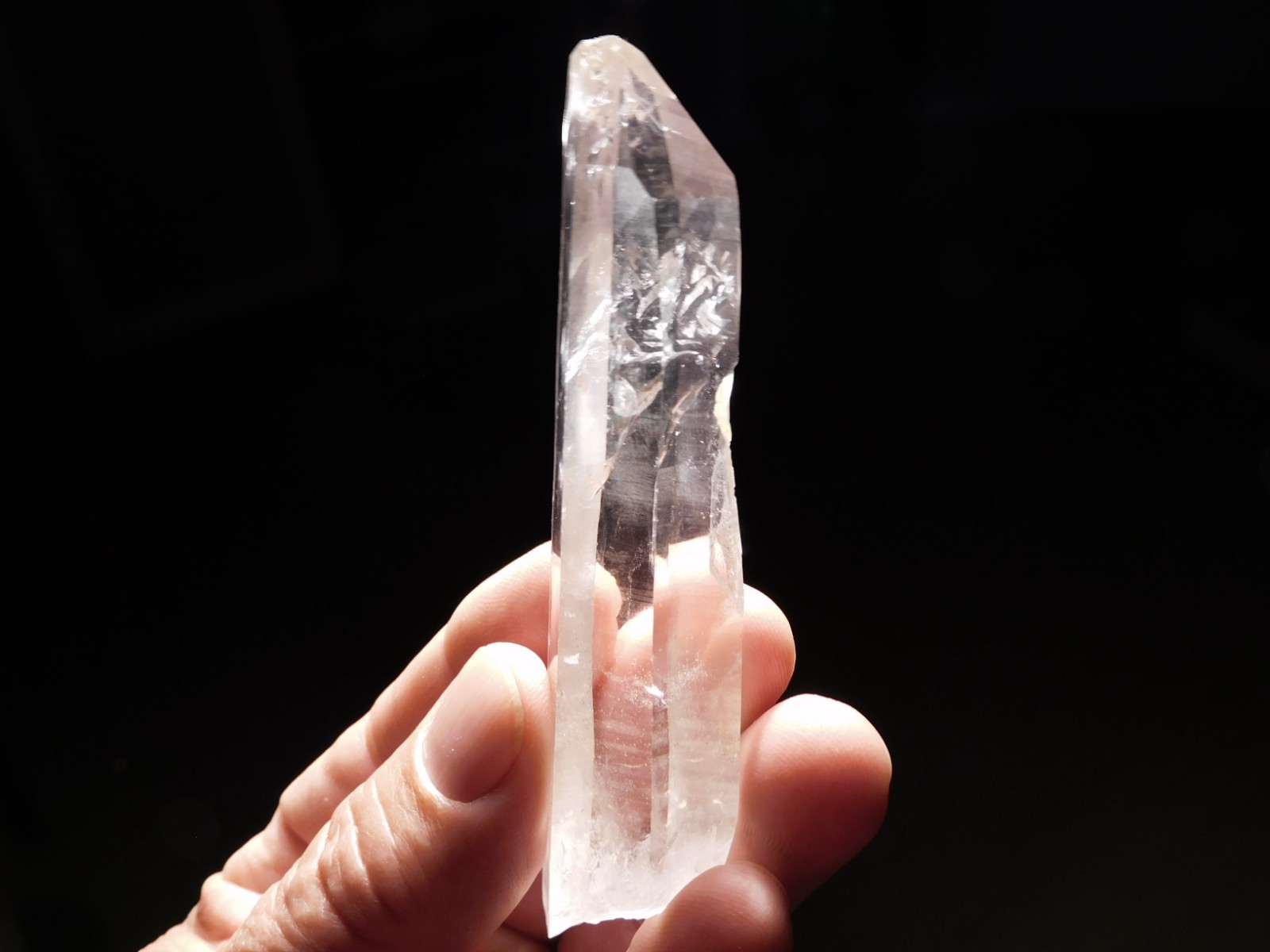 LONG Super! Translucent Quartz Crystal 100% Natural Brazil 69.8gr