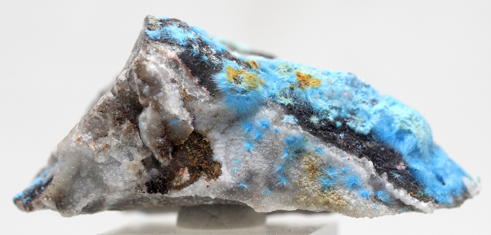 CYANOTRICHITE Crystal Spray Cluster Mineral Specimen GUIZHOU CHINA