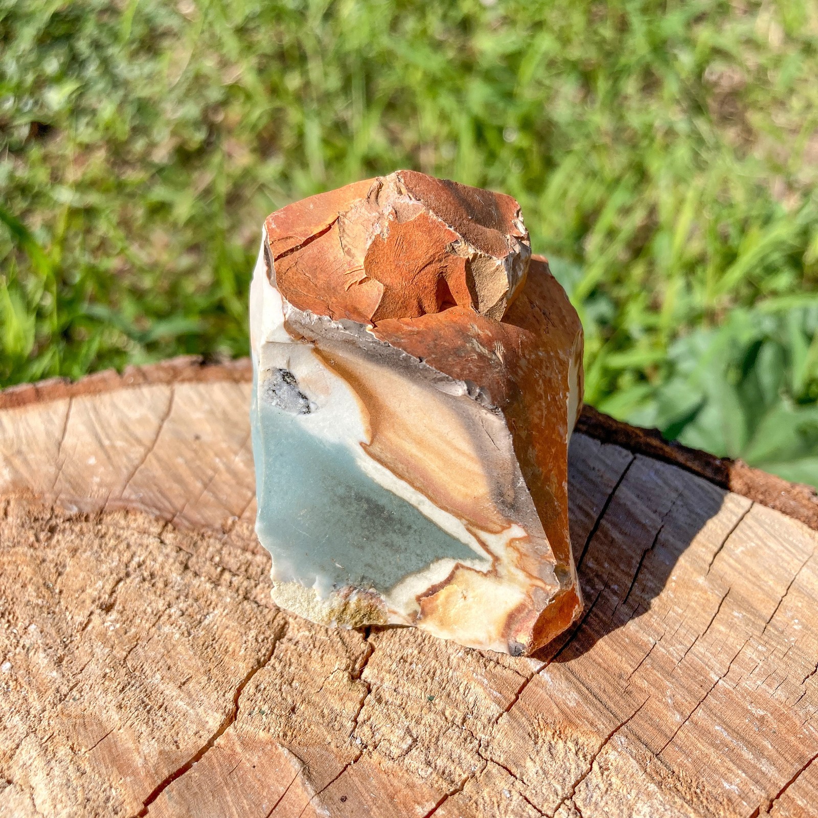 Raw Polychrome Jasper Crystal / Energy Blockages / Transformation / Rebirth