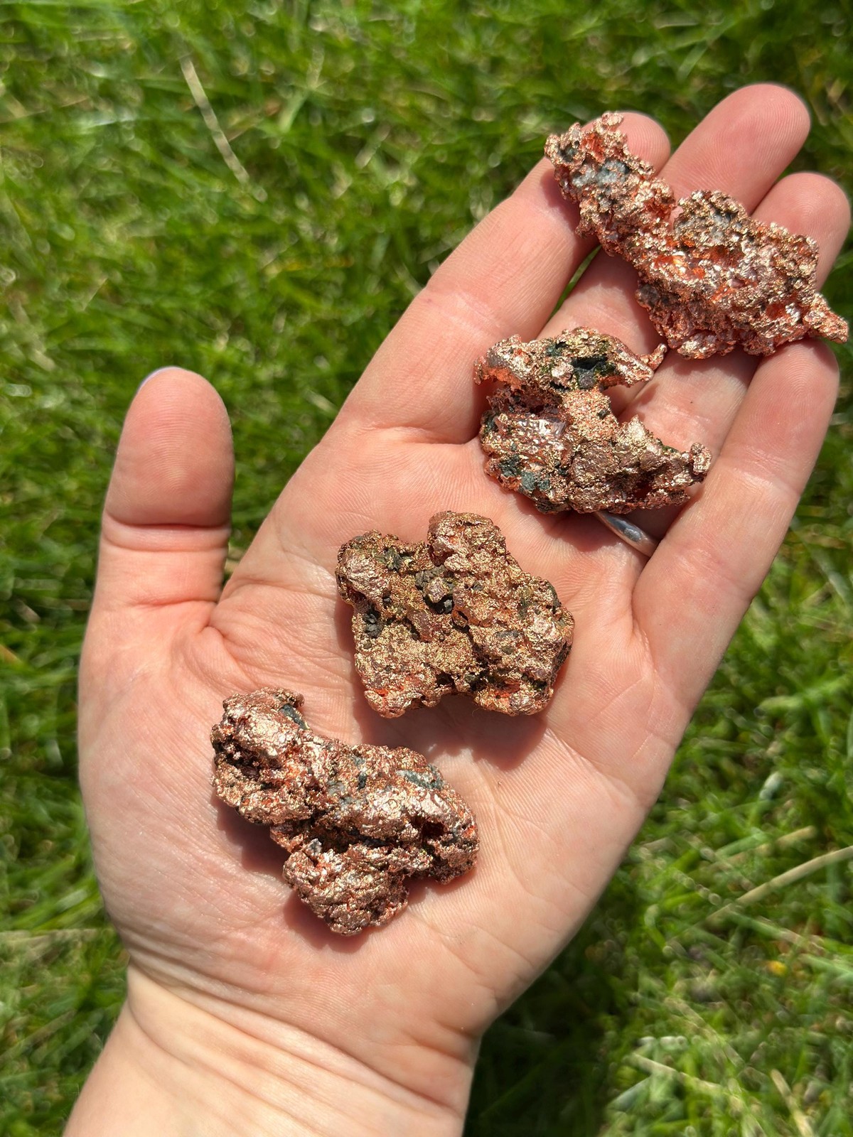 Raw Native Copper from Keweenaw Peninsula, Michigan, USA