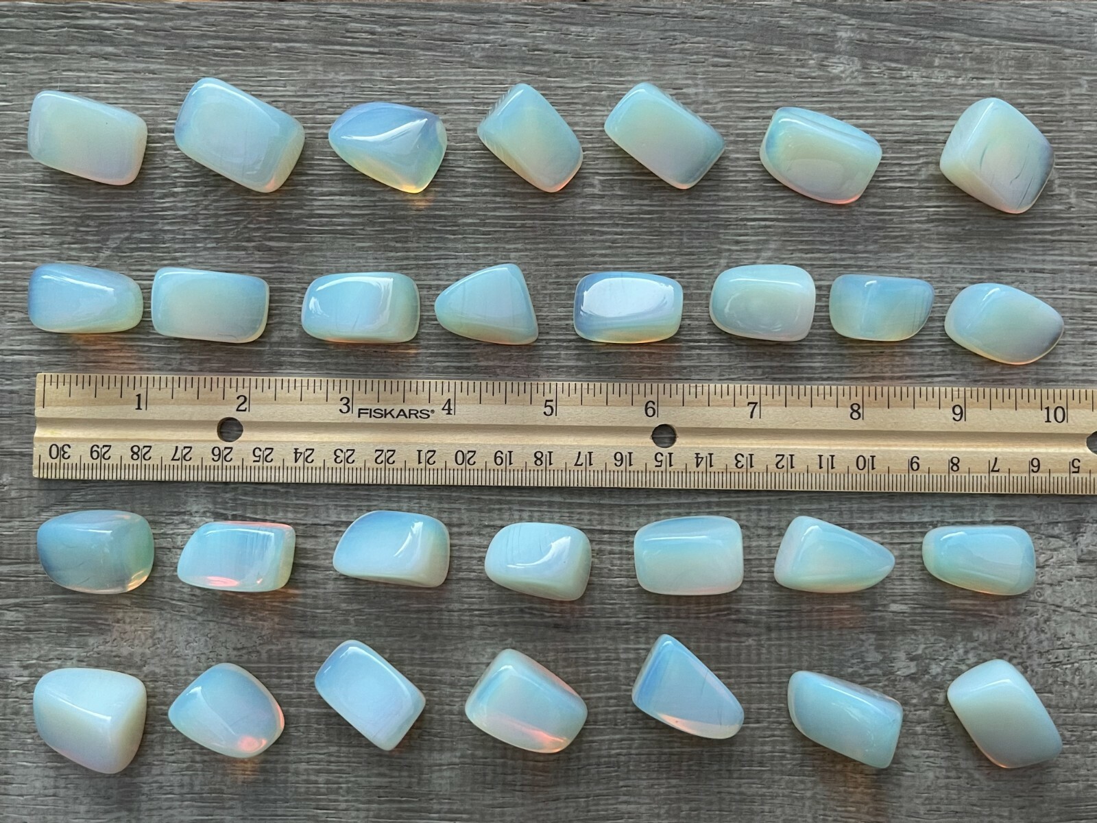Grade A++ Opalite Tumbled Stones, 1-1.25 Inches Tumbled Opalite, Pick How Many