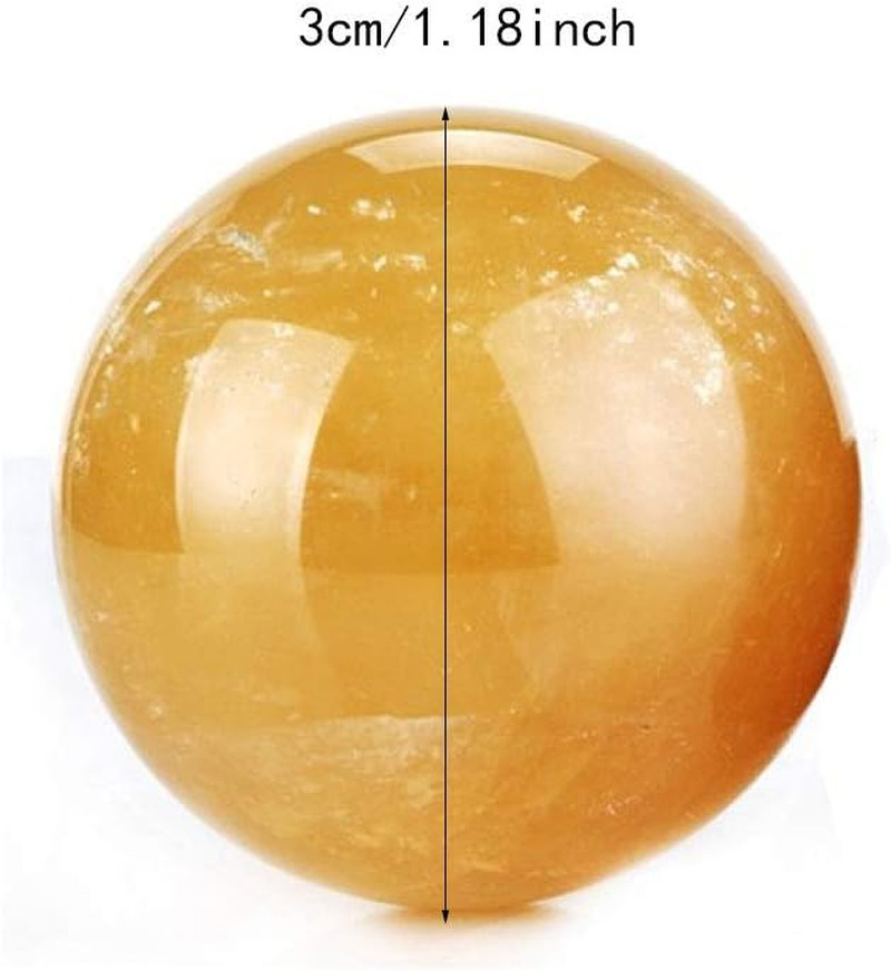 Feng Shui Natural Citrine Crystal Sphere Ball – Feng Shui Crystal for Wealth