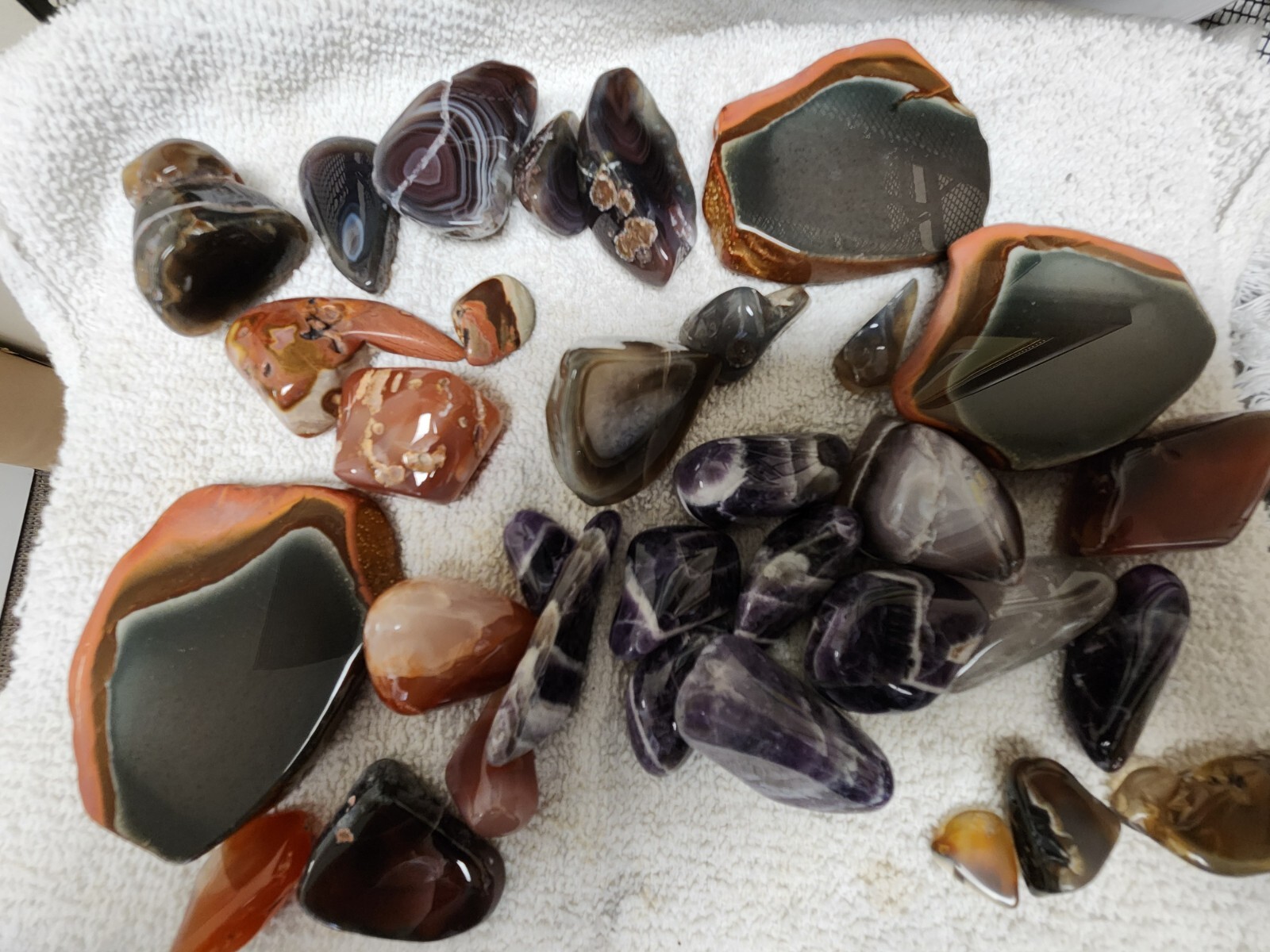 Assorted Tumbled Gemstone Mix Bulk Natural Crystals Gems Stones 1lb Lots