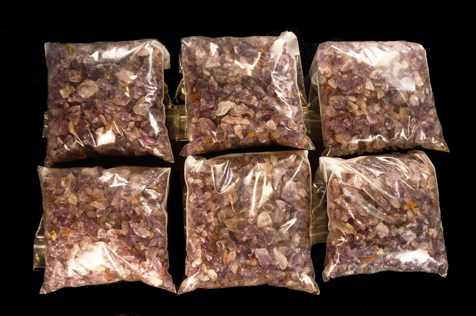 Amethyst Crystal Chips 6 Ounce Bag Rocks for Arts & Crafts Terrariums Planters