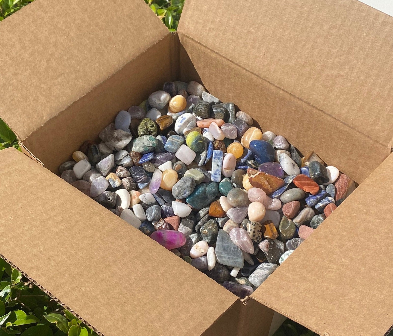 Mixed Tumbled Crystal Stones Bulk Lot A Grade Polished Assorted Gemstones