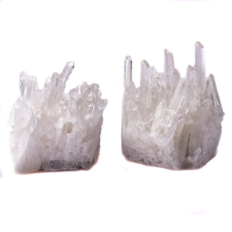 Large Natural Clear Quartz Crystal Cluster Mineral Stone Druzy Geode Specimen
