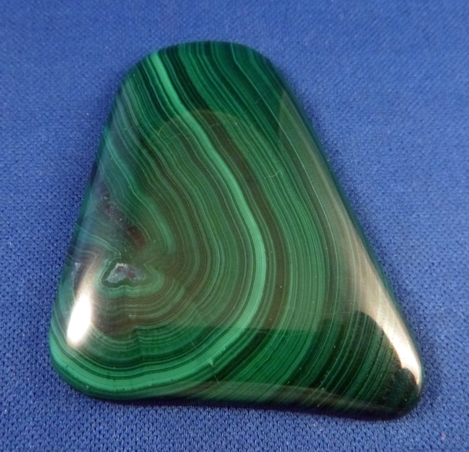 2″ GREEN MALACHITE gemstone slab freeform 27 grams for jewelry making FREE SHIP