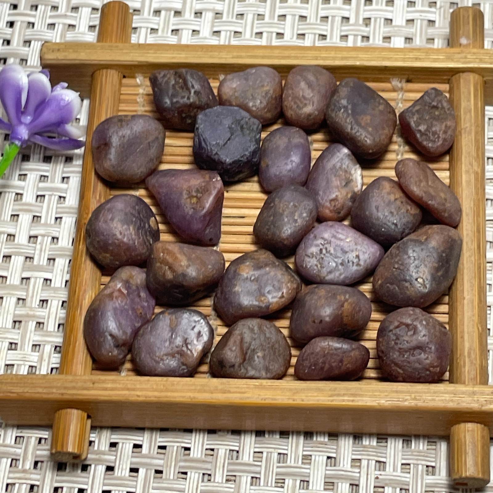 Mixed colors Corundum stone – Red Sapphire Unprocessed stone Mozambique a3003