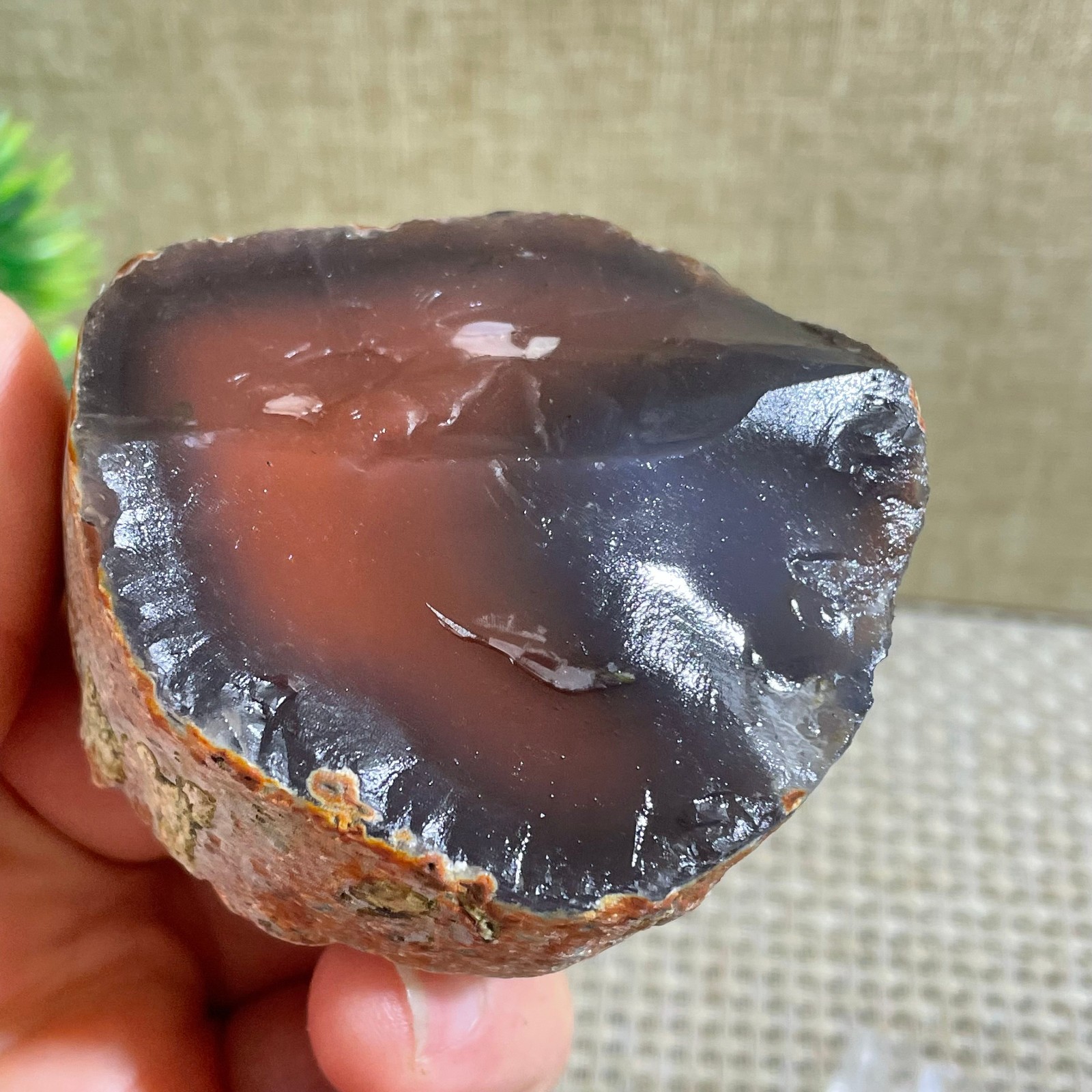 129g Raw Carnelian Stone Rough Red Gemstone Mineral Specimen