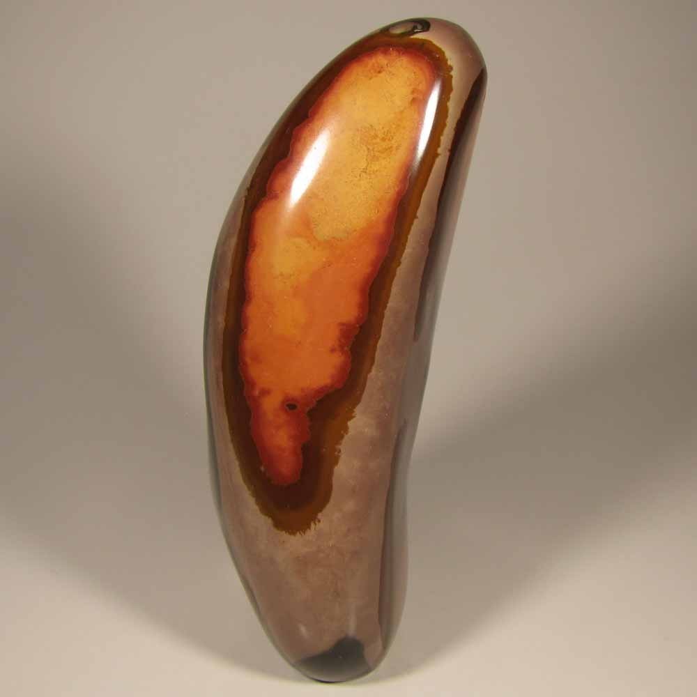 5.4″ POLYCHROME JASPER Gemstone Polished Freeform Standup – Madagascar – 1.6 lbs