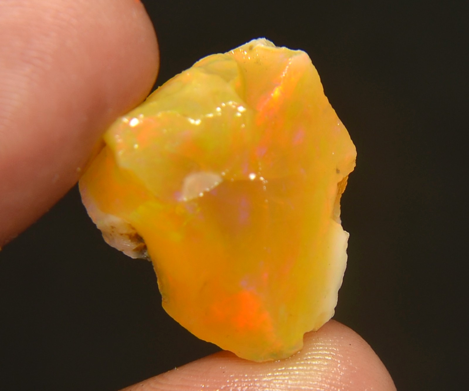 Ethiopian Oil Opal Specimen 29.30 Cts Natural Rough Gemstone – Fire Opal Roug