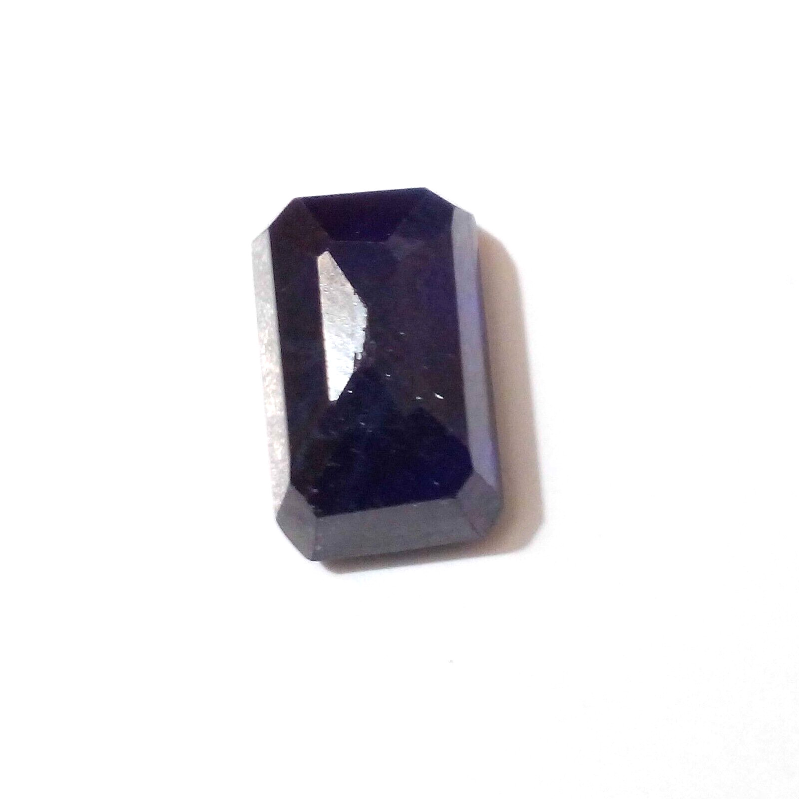 Gorgeous Rare Blue Sapphire Faceted Emerald Shape 5 Crt Sapphire Loose Gemstone