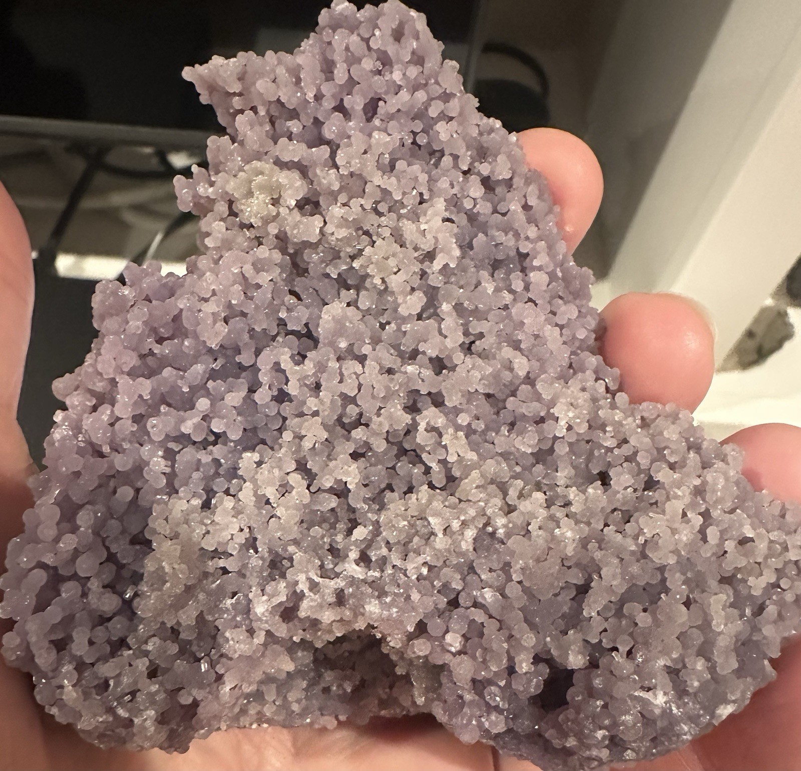 235 gram 4×4″ Grape Amethyst/Agate Quartz from Indonesia – Fine Mineral Specimen