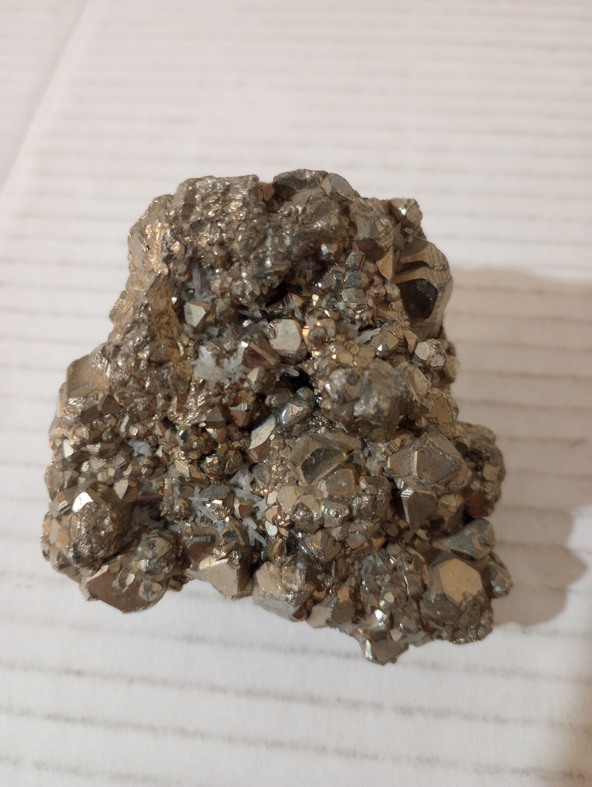 Pyrite Crystal Cluster Fool’s Gold Octahedron Cube Pyritohedron 12 Oz