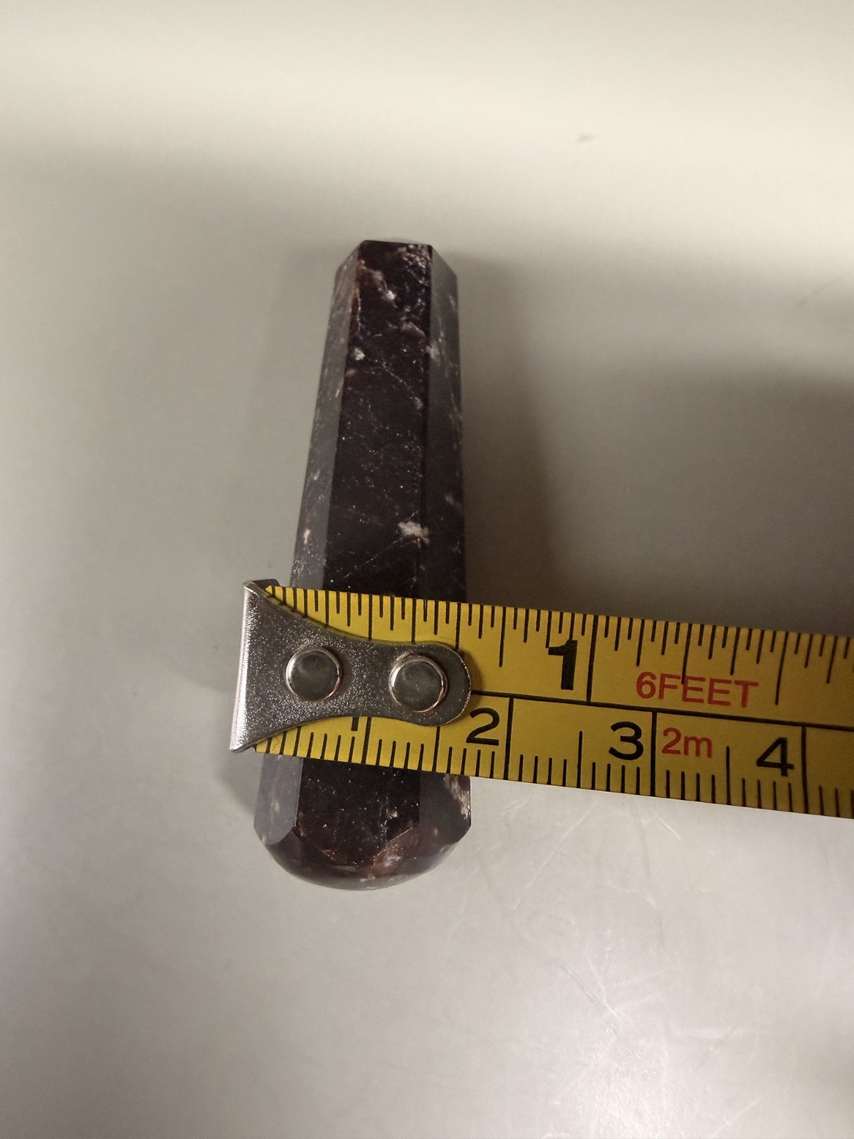 Garnet Wand 0.98oz 3.75″ Double Terminated Red Garnet Crystal Point Healing
