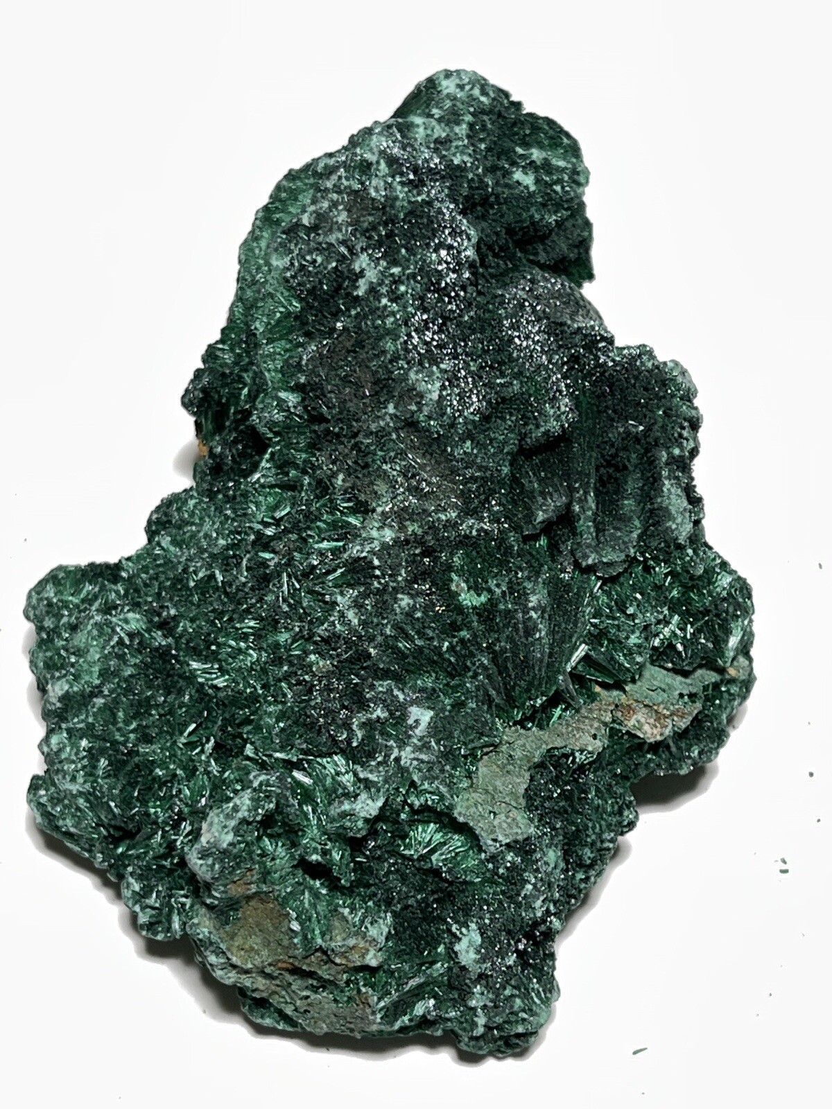 205g MALACHITE ROUGH SPECIMEN 💚 Green Velvet Fibrous Mineral Crystal Witch