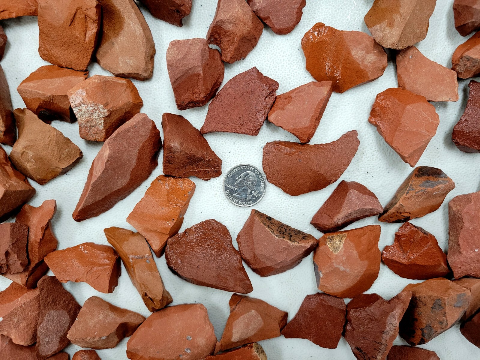 Red Jasper Rough Stones Bulk Natural Crystals Rocks for Tumbling & Healing
