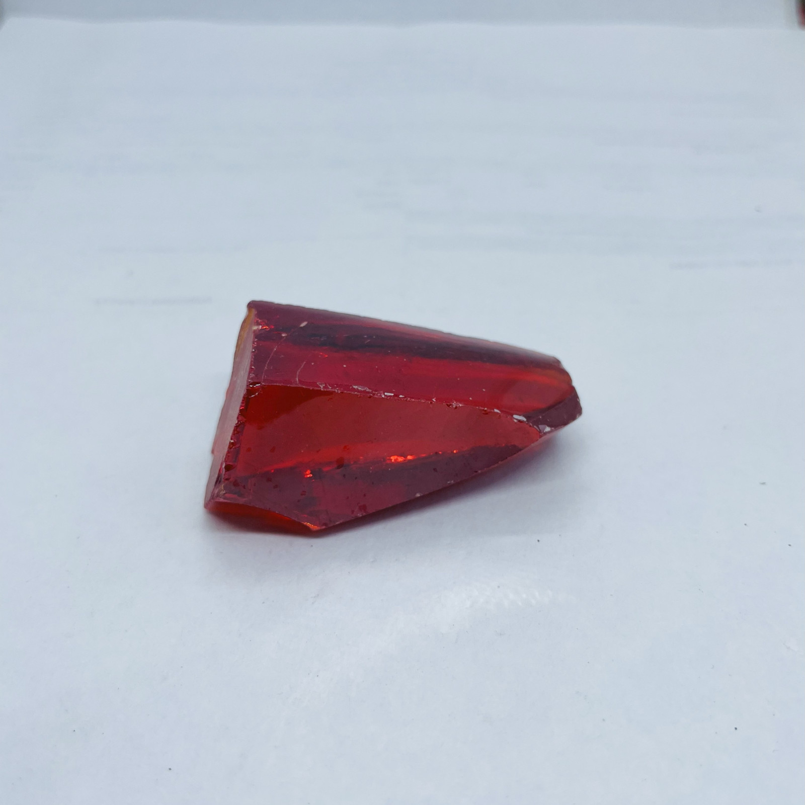 Healing Red Ruby Zircon Rough 400-500CT Meditation Crystal for Chakra Balancing