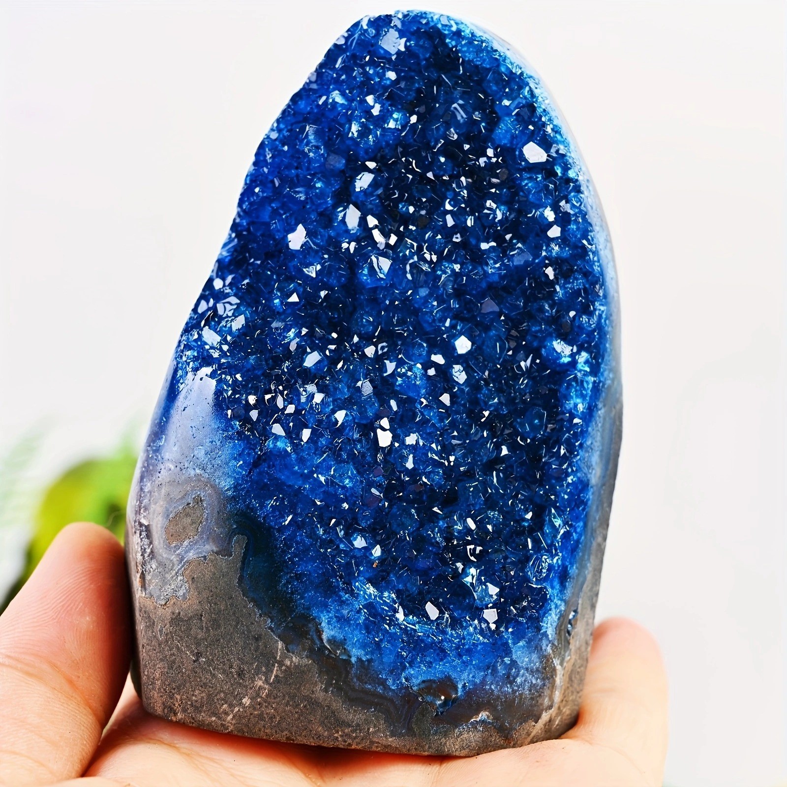 1pc CrystalHola-1PC Rare Pink/Rose Red/ Red/Blue/Orange/Green/ Geode Cluster -Pr
