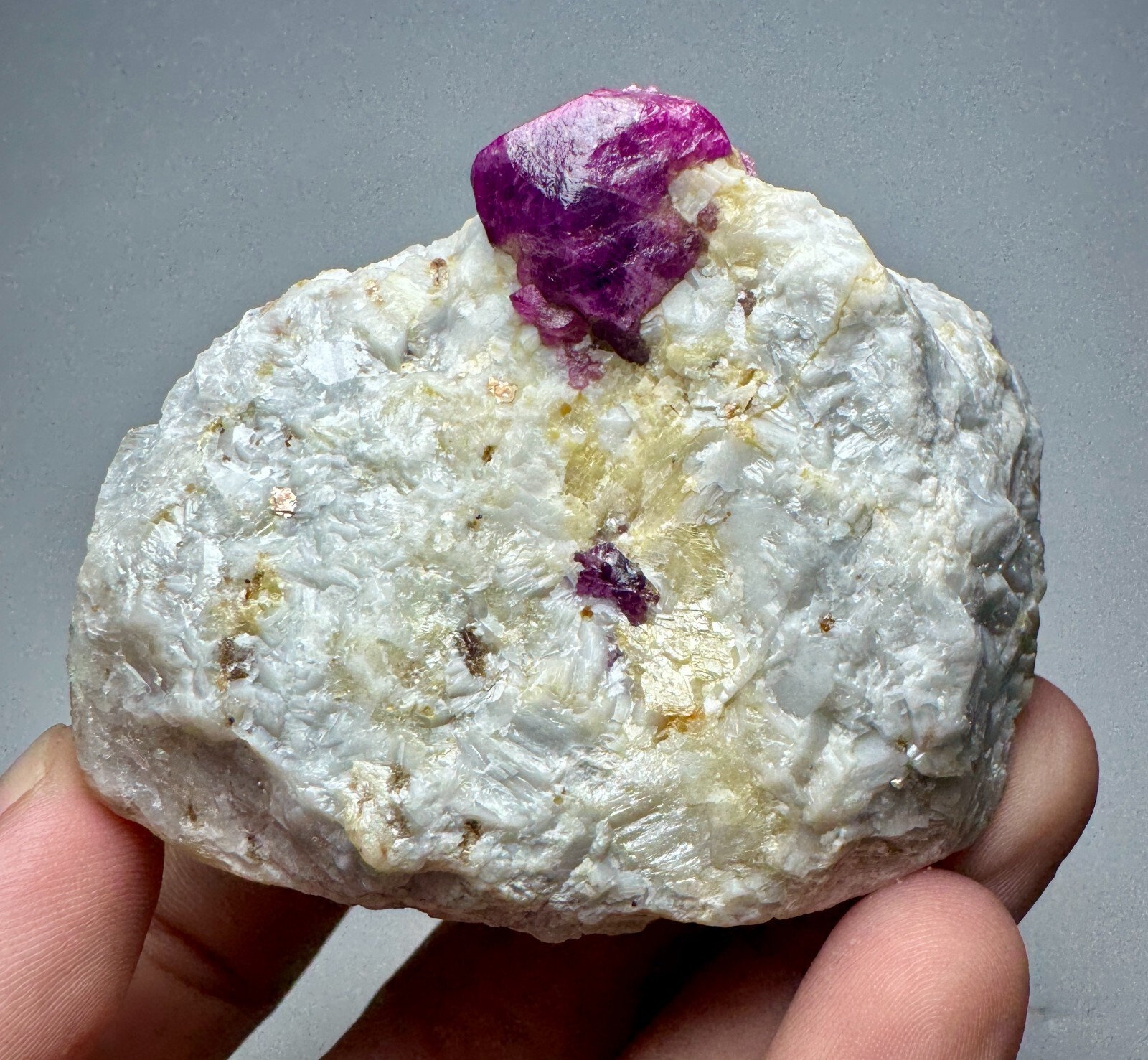 Top Ruby Huge Crystal On Matrix From Jegdalek @Afghanistan. 155 Gram