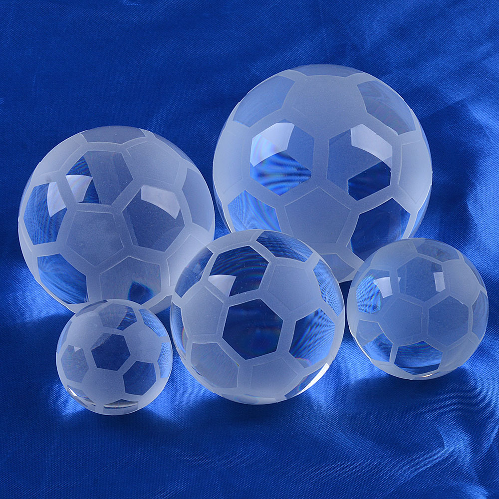 LONGWIN Crystal Glass Soccer Football Ball Sphere ORB 40-80mm Graduation Gift