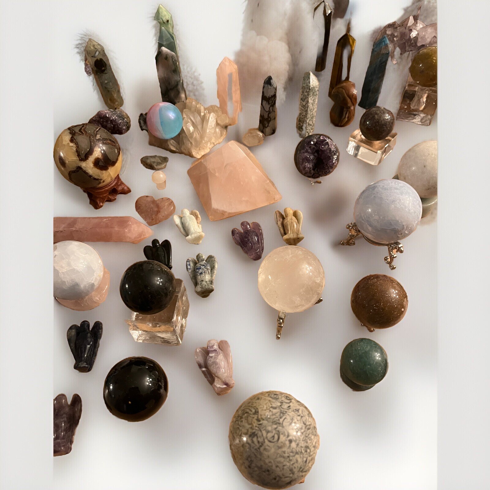 Crystal Scoop, Random Selection, Towers, Spheres, Palmstones | Gemstones Variety