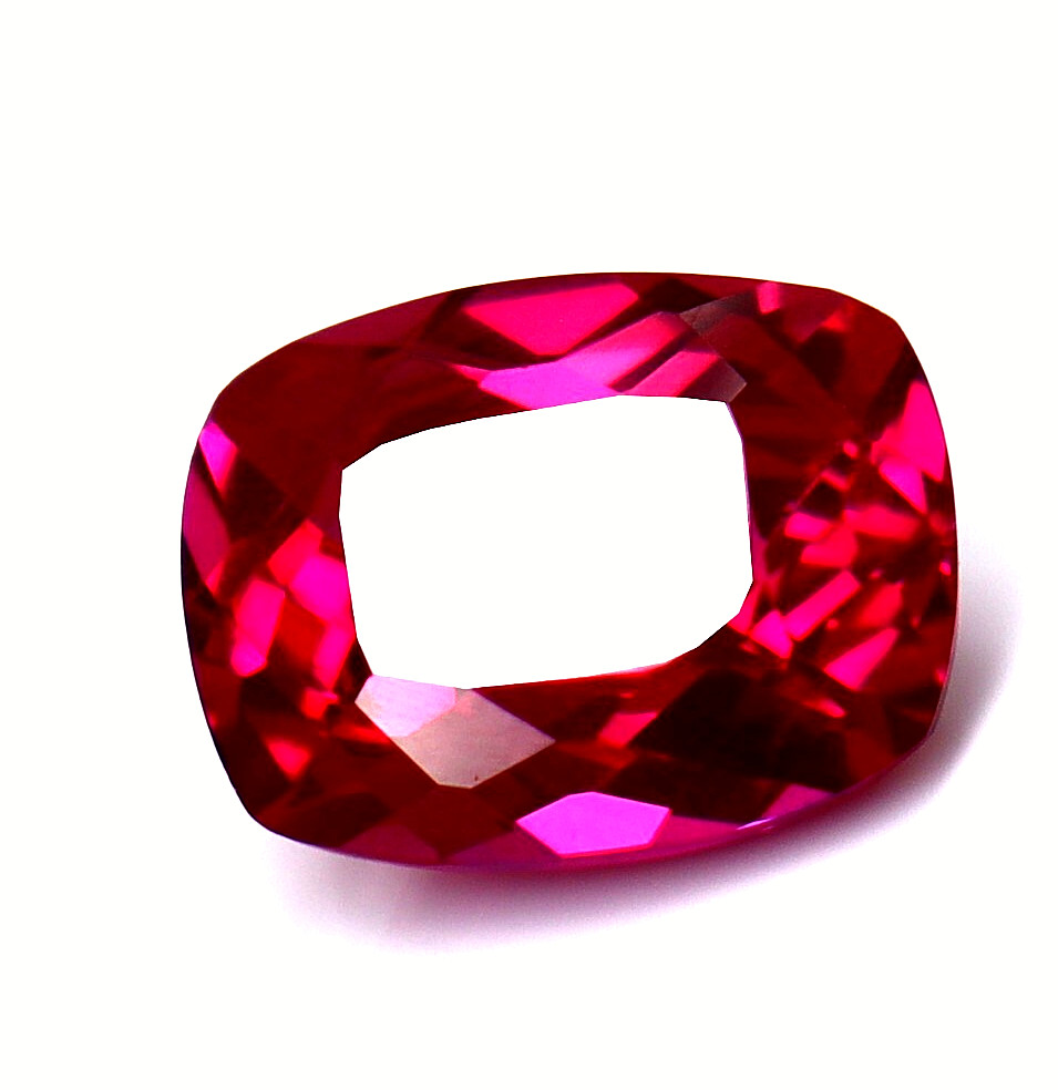 Natural Cushion Cut Pink Spinel Loose Certified Gemstone 8.05 Ct