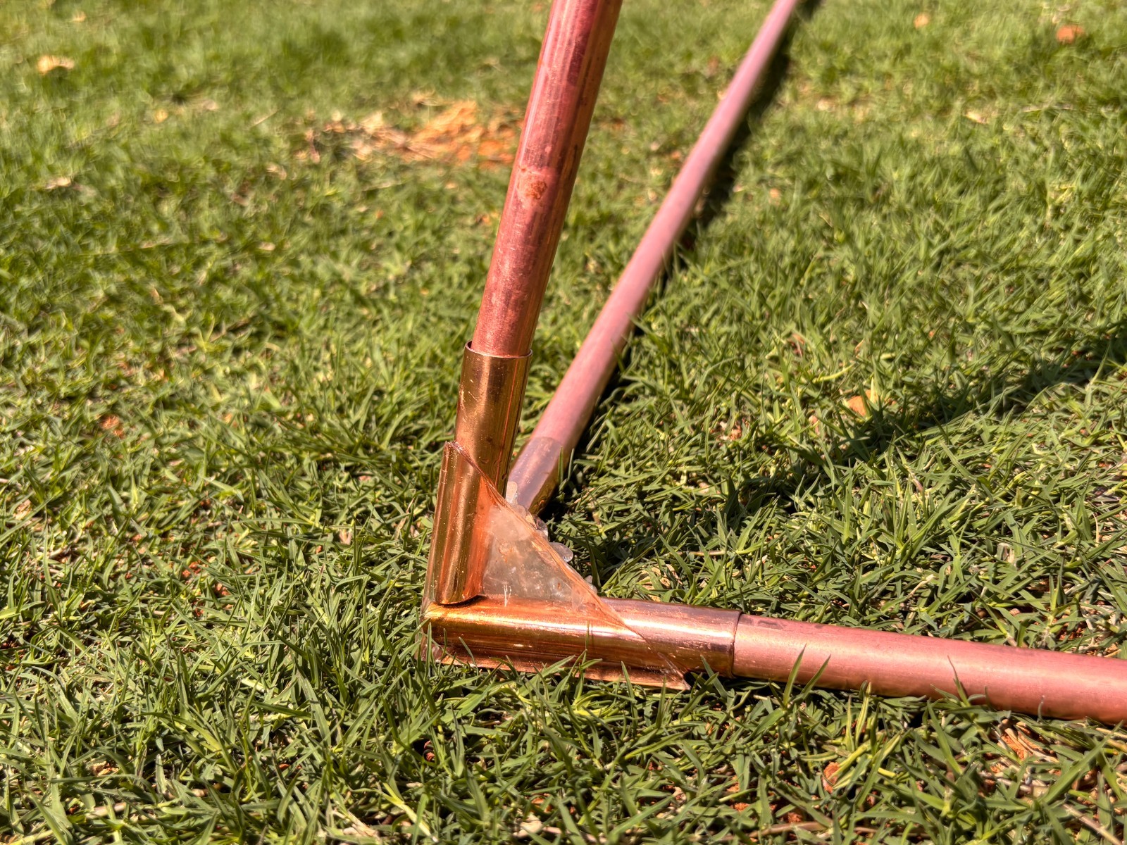 Nubian 14mm Copper Orgonite Pyramid Connector Kit – without main pipes