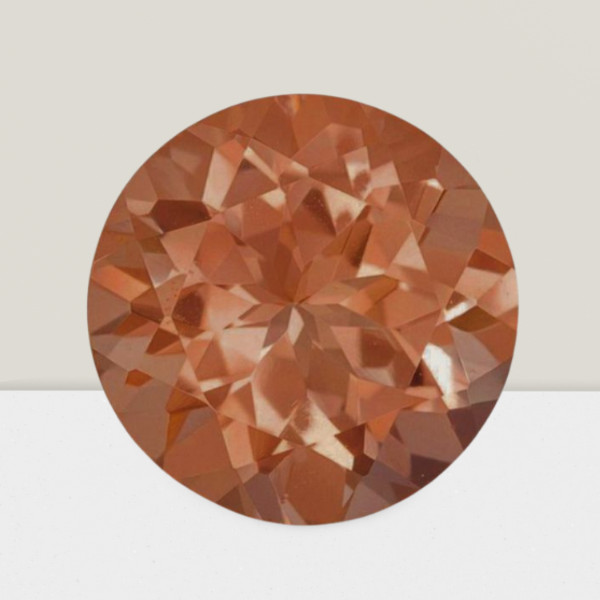 Morganite Round Cut Gemstone 3.50 Cts – 10 mm AAA+ Loose Gem
