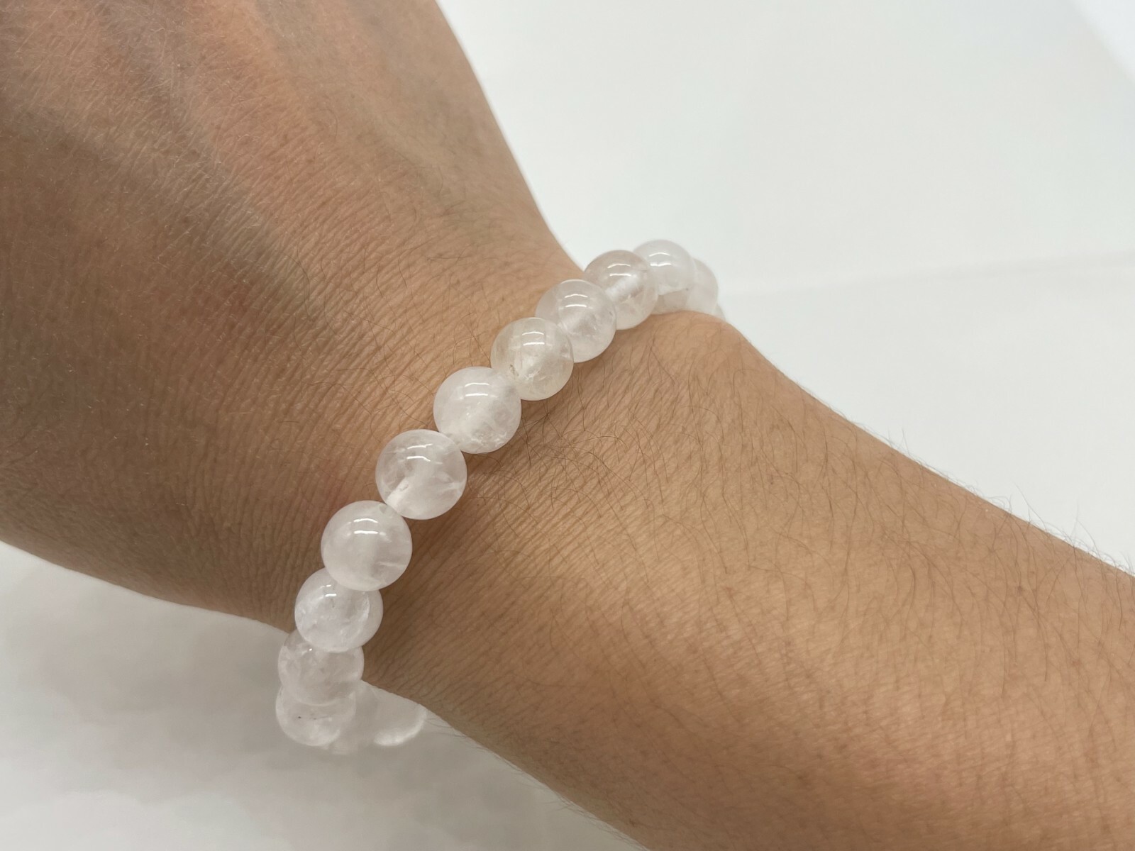 Grade A++ Clear Quartz Crystal Bead Bracelet 8mm, Genuine Gemstone,Wholesale Lot