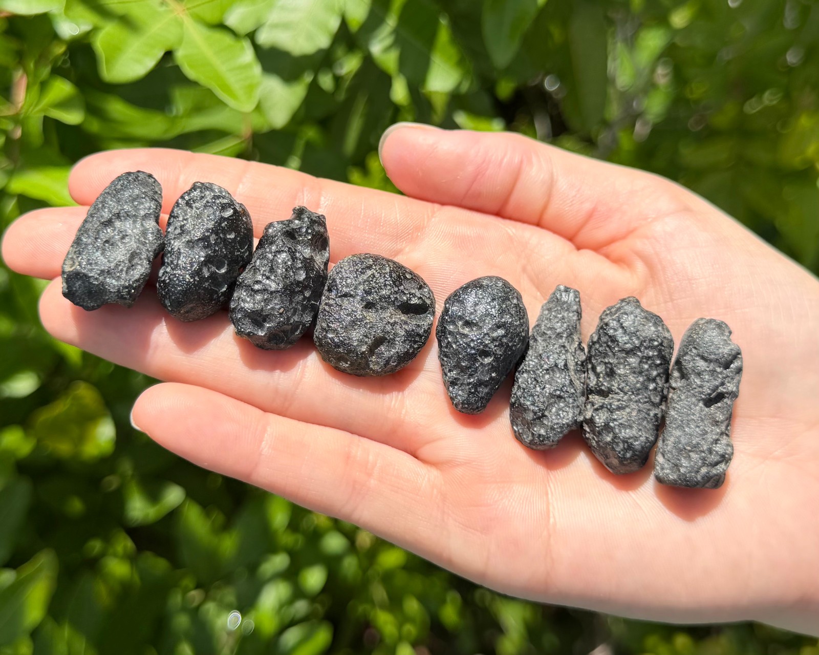 Genuine Indochinite Tektite Crystals – Natural Tibetan Tektite Specimens