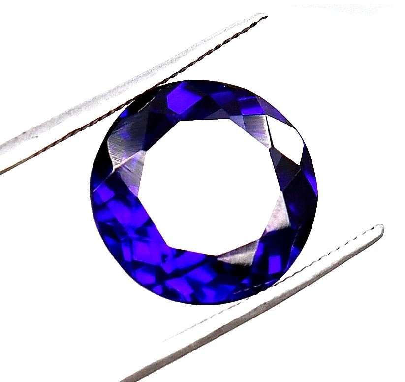 Beautiful 10-11 Carat Natural loose gemstone blue sapphire Round Shape BestOffer