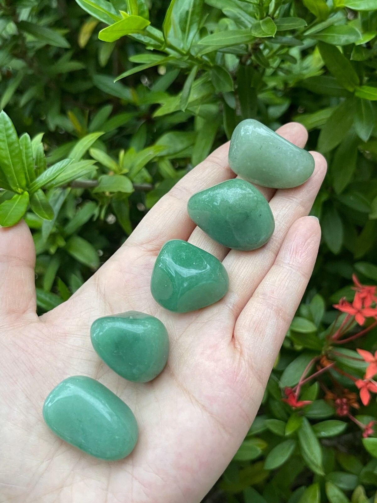 Green Aventurine Tumbled Stones, 0.75″-1.25″ Tumbled Green Aventurine, Bulk Lots