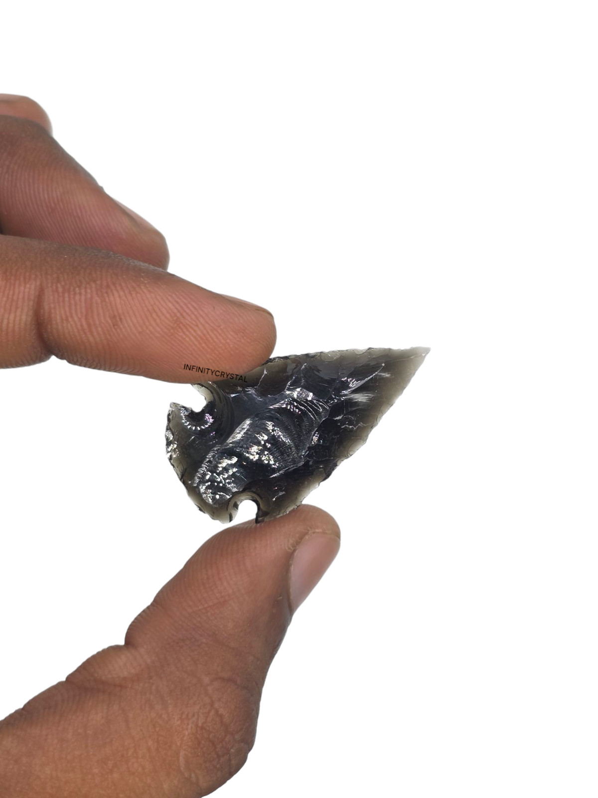 Bulk Obsidian Arrowhead 1–1.5” Natural Volcanic Stone Points Boho Jewelry Making