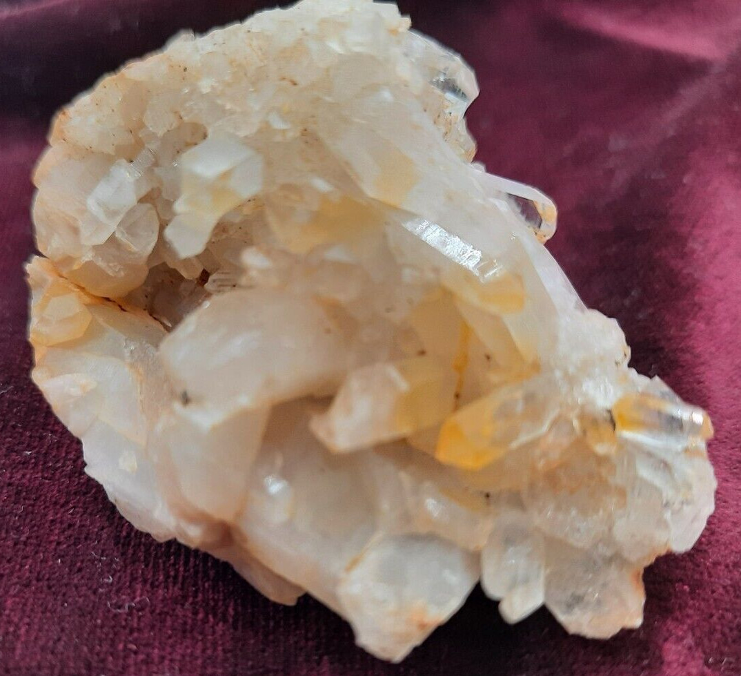 Quartz Crystals Cluster Arkansas Size 2 3/4 x 1 1/2 x 1 1/2 inches