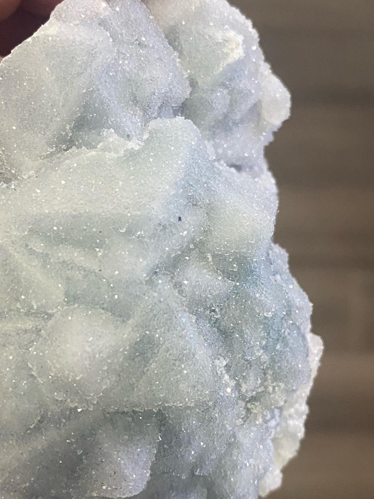 Sparkling Sugar Fluorite Cluster UV Reactive